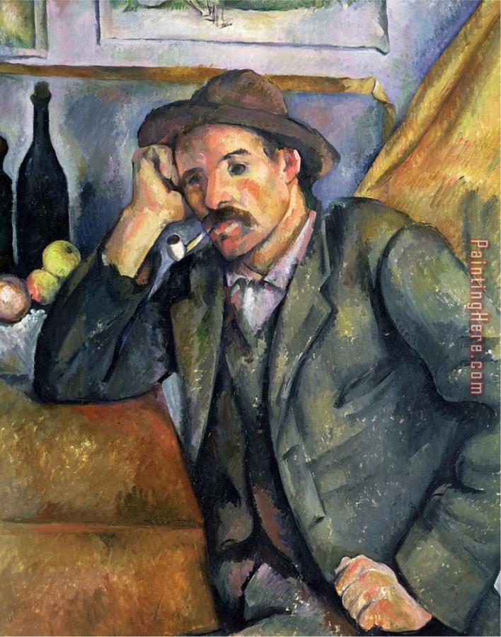 Paul Cezanne The Smoker 1895